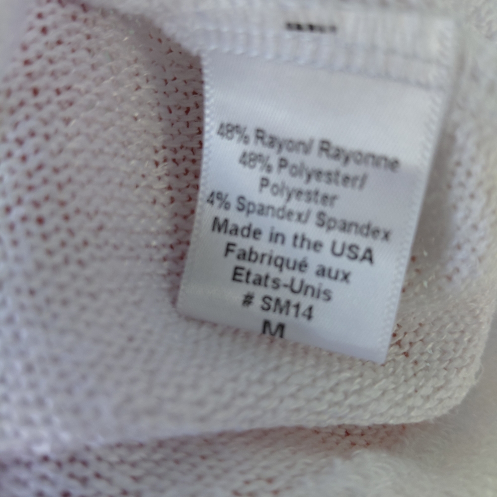 Beyond Yoga White Tank Top Made In USA - Picture 6 of 8